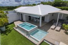 1.Location villa 2 chambres piscine vue mer Le Gosier Guadeloupe